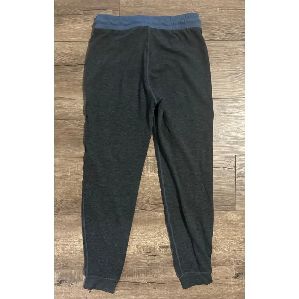 Marine Layer Womens Blue Charcoal Heathered Joggers Size Small (READ for sizing)